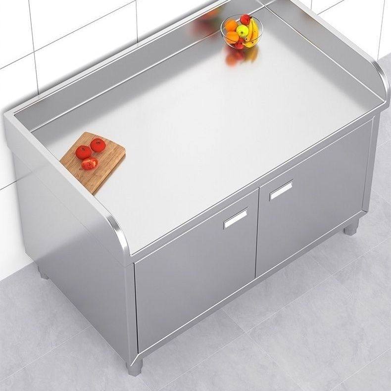 家用商用加厚不锈钢厨房橱柜三面平开门拉面工作台打荷台,全屋定制,不锈钢橱柜,淘宝优惠券,粉丝福利购,淘宝优惠卷