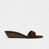 新款 一字带拖鞋 沙滩度假风中跟凉拖鞋 ZA2025夏季 粗跟外穿拖鞋 女