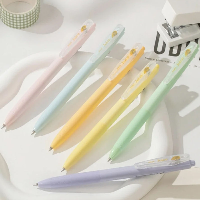 日本PILOT百乐JUICE果汁笔限定多巴胺系列ins高颜值学生刷题黑笔