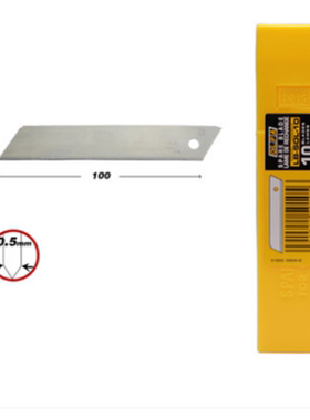 OLFA进口大型无折痕美工刀片LB-SOL-10(10片裝)无折刀片 18mm刀片