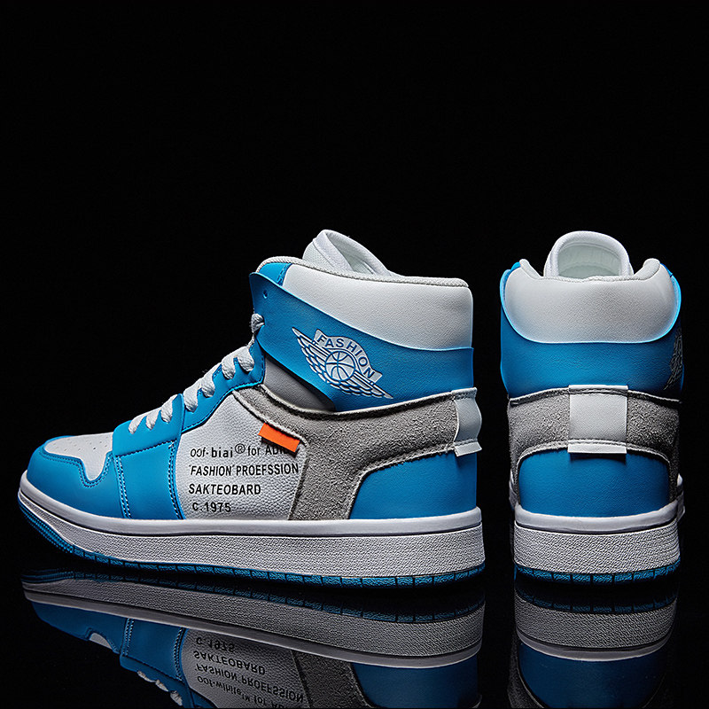 aj1新款男鞋芝加哥板鞋联名乔1倒闭蓝莆田高邦嘻哈鞋子潮牌高帮鞋