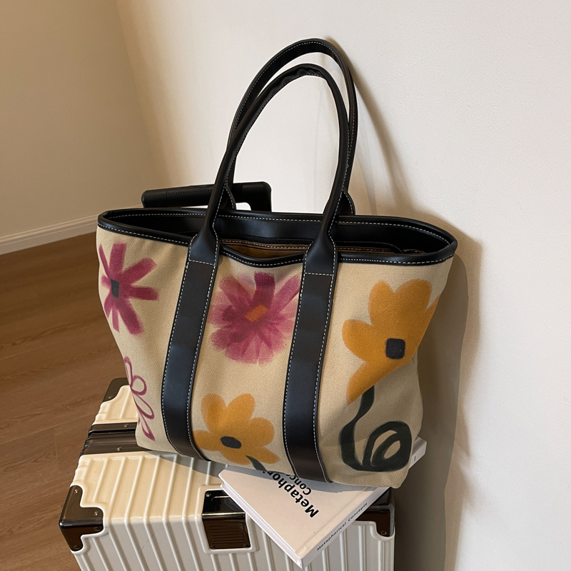 帆布大包包女单肩手提托特包