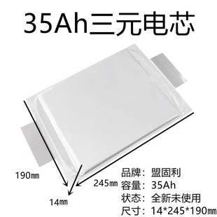 实标三元锂电池大容量120A35A40A电动电瓶动力聚合物电池25A-68Ah