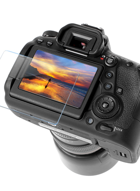 钢化膜适用佳能5D2 5D4 60D 7D 1DX3 3000D 4000D相机贴膜