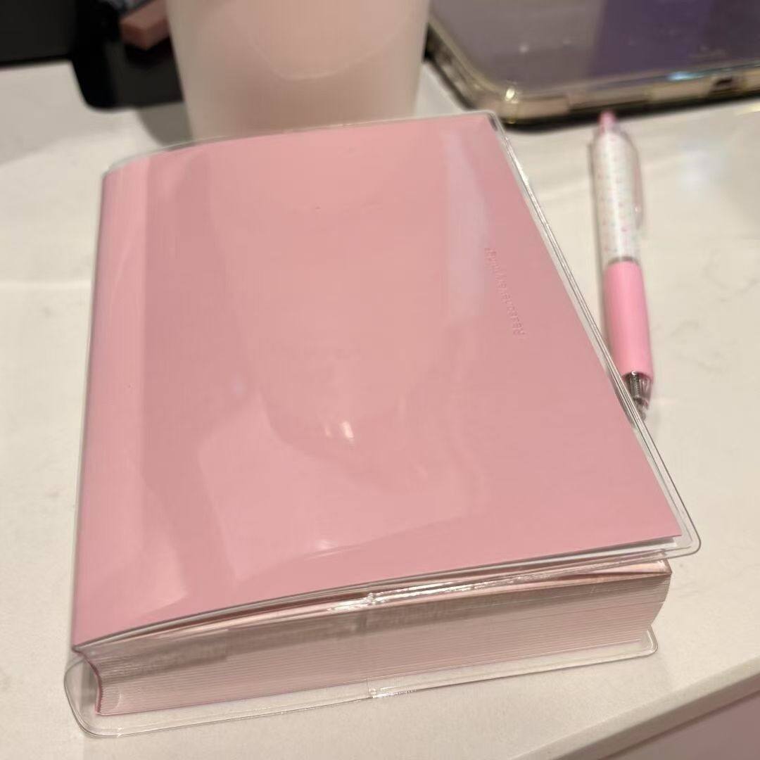 小红书同款小粉砖粉色pu笔记本A6学生ins高颜值加厚手帐横线本,文具电教/文化用品/商务用品,笔记本/记事本,淘宝优惠券,粉丝福利购,淘宝优惠卷