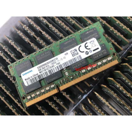 三星 8GB 2RX8 DDR3L PC3L-12800S 8G 1600MHZ 1.35V笔记本内存条