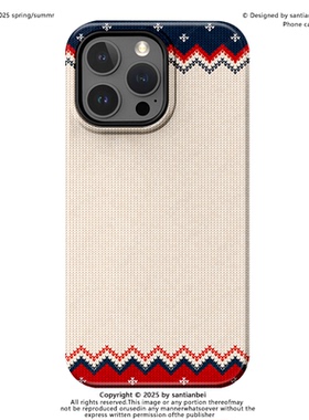 冬日白色毛衣适用iPhone17PROMAX个性15PLUS小众14防摔13简约苹果16PROMAX亮面二合一菲林手机壳小米OPPOVIVO
