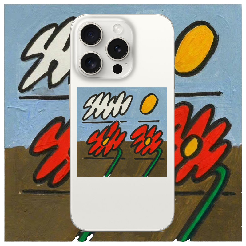 花朵太阳适用于苹果17PROMAX透明手机壳硅胶可爱iPhone16PROMAX情侣15PRO卡通14VIVOOPPO13动漫12华为小米