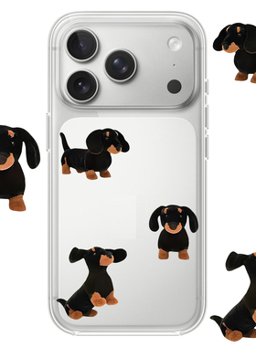 腊肠狗狗适用于iPhone17PROMAX个性16PROMAX可爱12苹果透明手机壳15动漫14创意13软适用小米17PROMAX华为OPPO