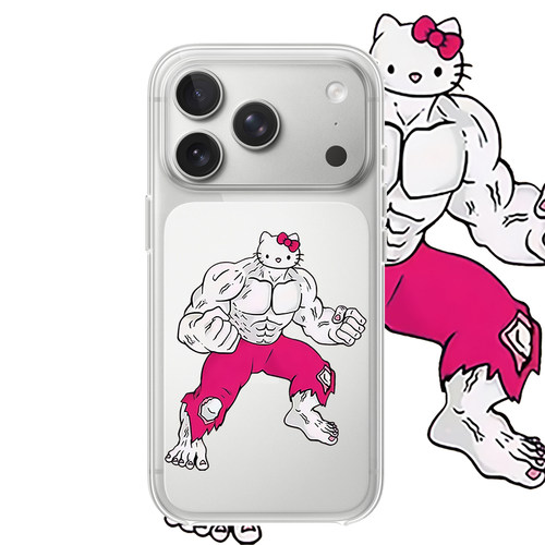 暴力猫猫适用苹果17PROMAX情侣15可爱13动漫12卡通14个性iPhone16PROMAX硅胶透明手机壳华为小米vivooppo