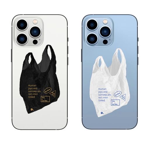 塑料袋适用苹果17PROMAX情侣15可爱13动漫12卡通14个性iPhone16PROMAX硅胶透明手机壳华为小米vivooppo