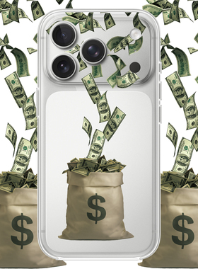 天上掉钱了适用苹果17PROMAX情侣15PRO可爱13动漫12卡通14个性iPhone16PROMAX硅胶透明手机壳华为小米vivoopp