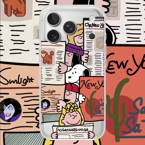 史努比适用于苹果17PROMAX透明手机壳硅胶可爱iPhone16PROMAX情侣15PRO卡通14VIVOOPPO13动漫12华为小米