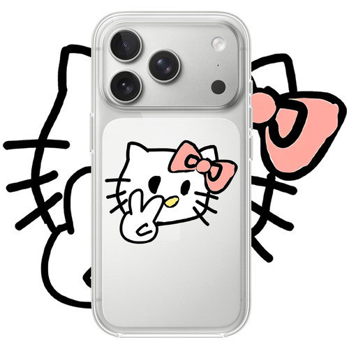 可爱猫咪适用于iPhone17PROMAX卡通15plus设计16PROMAX个性14情侣13苹果透明手机壳12适用小米17PROMAX华为
