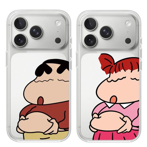 蜡笔小新适用iPhone17PROMAX动漫15卡通14可爱12简约13苹果16PROMAX情侣11硅胶透明手机壳华为小米17VIVOOPPO