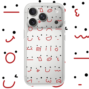 卡通表情适用于苹果17PROMAX透明手机壳硅胶可爱iPhone16PROMAX情侣15PRO卡通14VIVOOPPO13动漫12华为小米