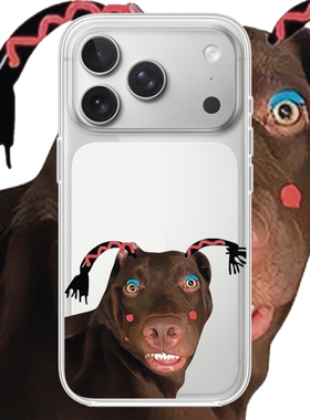 搞怪小狗适用iPhone17PROMAX个性15小众设计14防摔13硅胶17苹果16PROMAX情侣透明手机壳小米华为三星OPPOVIVO