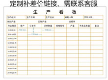 定制磁性挂式软白板硬黑板业绩墙车间看板计划表展示板宣传公告栏
