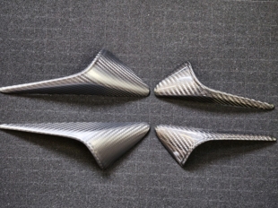 TMT 新款Tesla Model S 摄像头转向灯碳纤维外壳 干碳材质