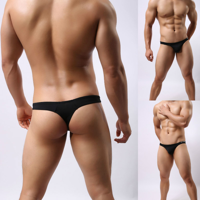 高弹丝滑舒适潮男丁字泳裤比基尼