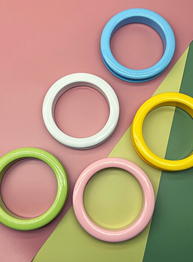 儿童床圆形卡环装饰圆圈维意定制卡扣装饰孔盖线盒上下床18板卡环