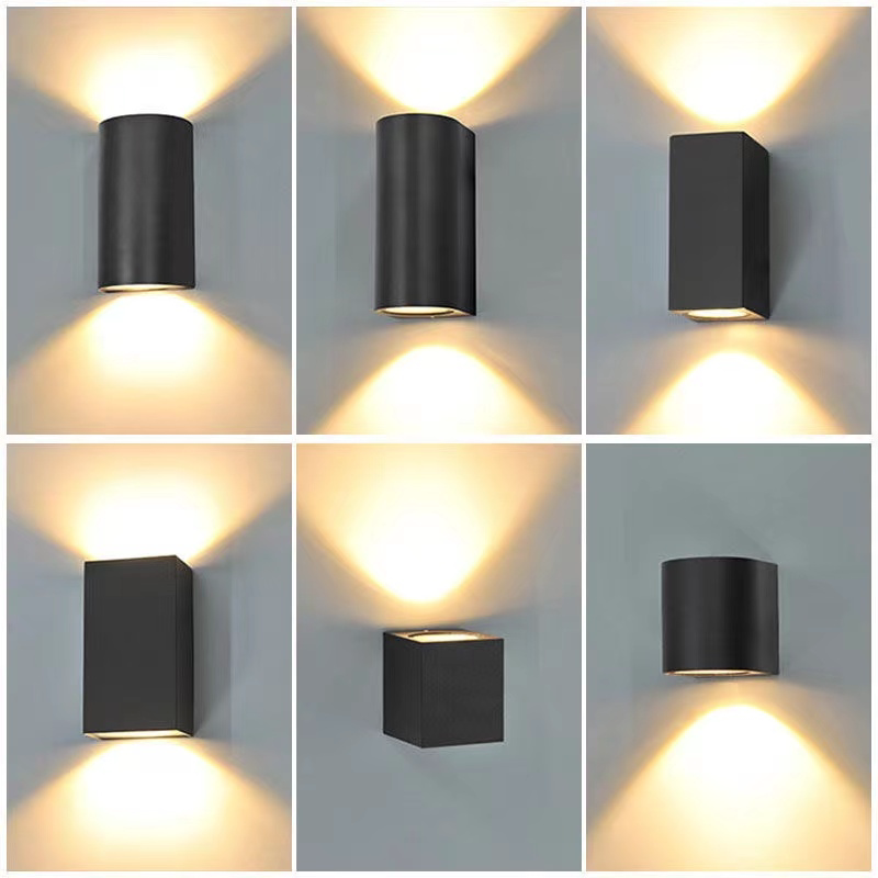 LED墙灯酒店别墅庭院楼梯围墙防水壁灯上下射灯户外外墙洗墙灯