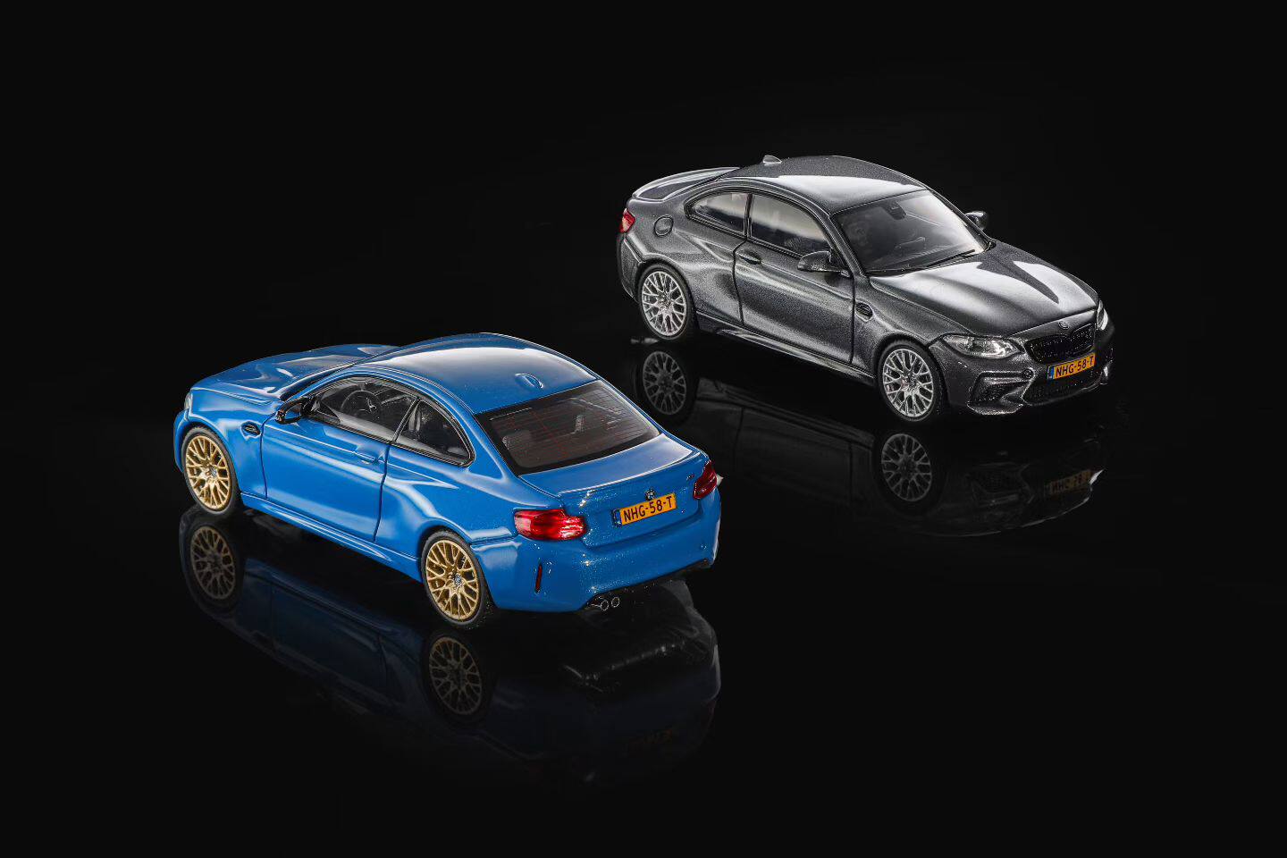 预Mortal 1:64 宝马F87 M2C初代S55合金车模型收藏礼仿真玩具摆件