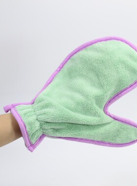 宠它新款宠物吸水毛巾超细纤维便携猫咪狗狗擦干手套纯色宠物洗澡