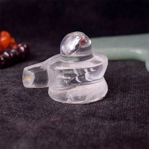 印度Linga水晶湿婆Shiva心灵林伽