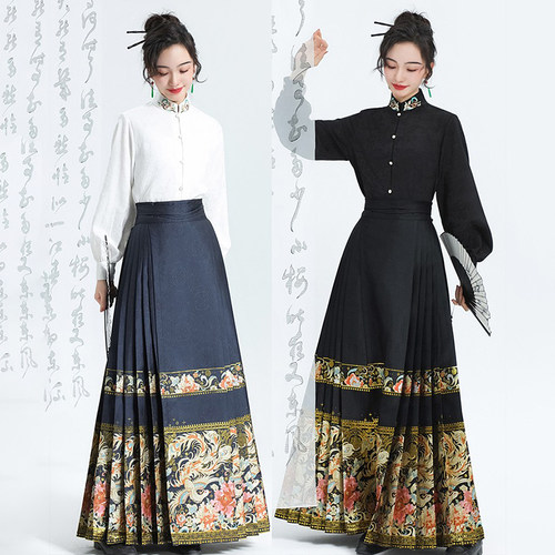 无衣饮羽【凤凰】仿妆花织锦缎马面小个子敬酒服结婚女2025新款