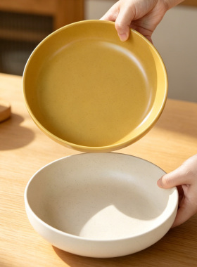 『个性麻点』米系陶瓷碗家用沙拉甜品碗高颜值创意个性餐具好看的