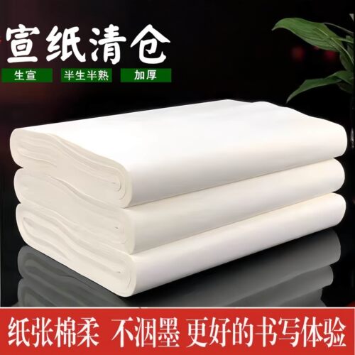 初学者加厚练字半生半熟宣纸