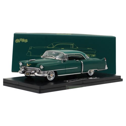 1:43 GFCC凯迪拉克Cadillac帝威DeVille 1954双门轿跑车模型 绿