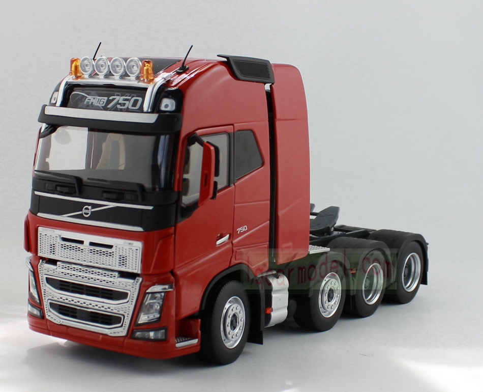 1:32 marge沃尔沃volvo牵引车8x4拖头平板运输卡车合金汽车模型