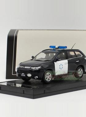 1:43 威姿Vitesse 三菱欧蓝德Outlander澳门警车合金汽车模型