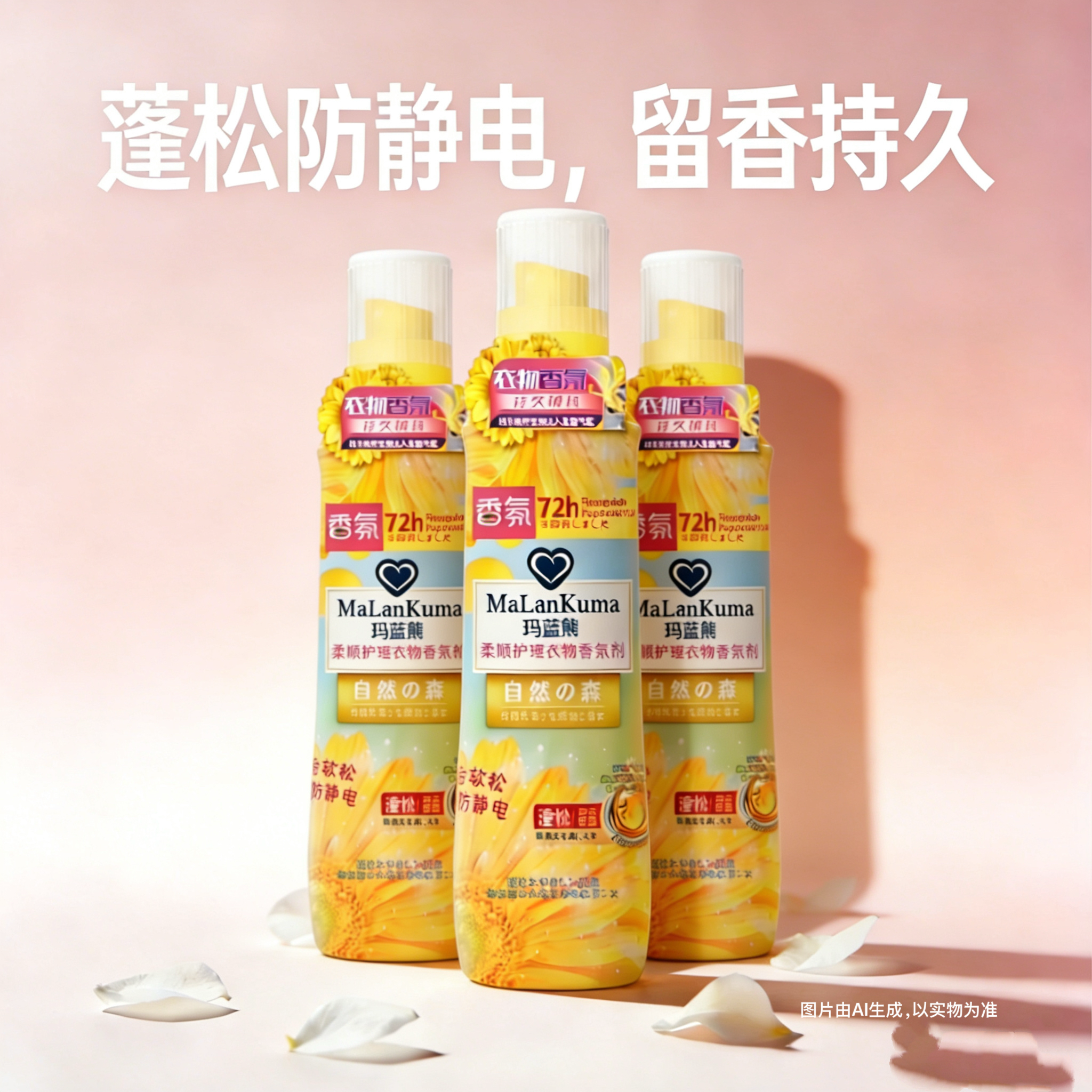 玛蓝熊衣物护理香氛柔顺剂