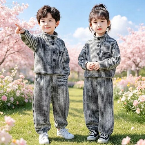 童装男女童2026新款套装宝宝春秋季运动卫衣婴儿童韩范帅气秋装潮
