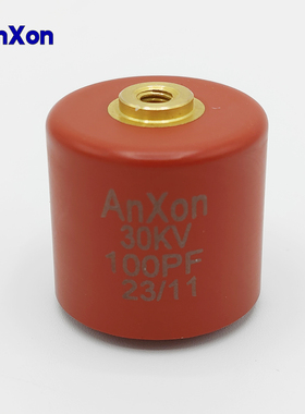 超高压陶瓷螺栓电容 30KV 100PF DL圆柱螺栓型电容器 脉冲型电容