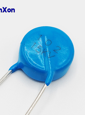 厂家插脚式陶瓷电容15KV 102K Y5T电容同向引线电容器蓝色引线