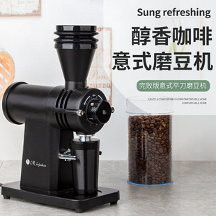 电动磨豆机商用手冲小钢炮磨豆器具意式 绿融完败版 咖啡豆研磨机