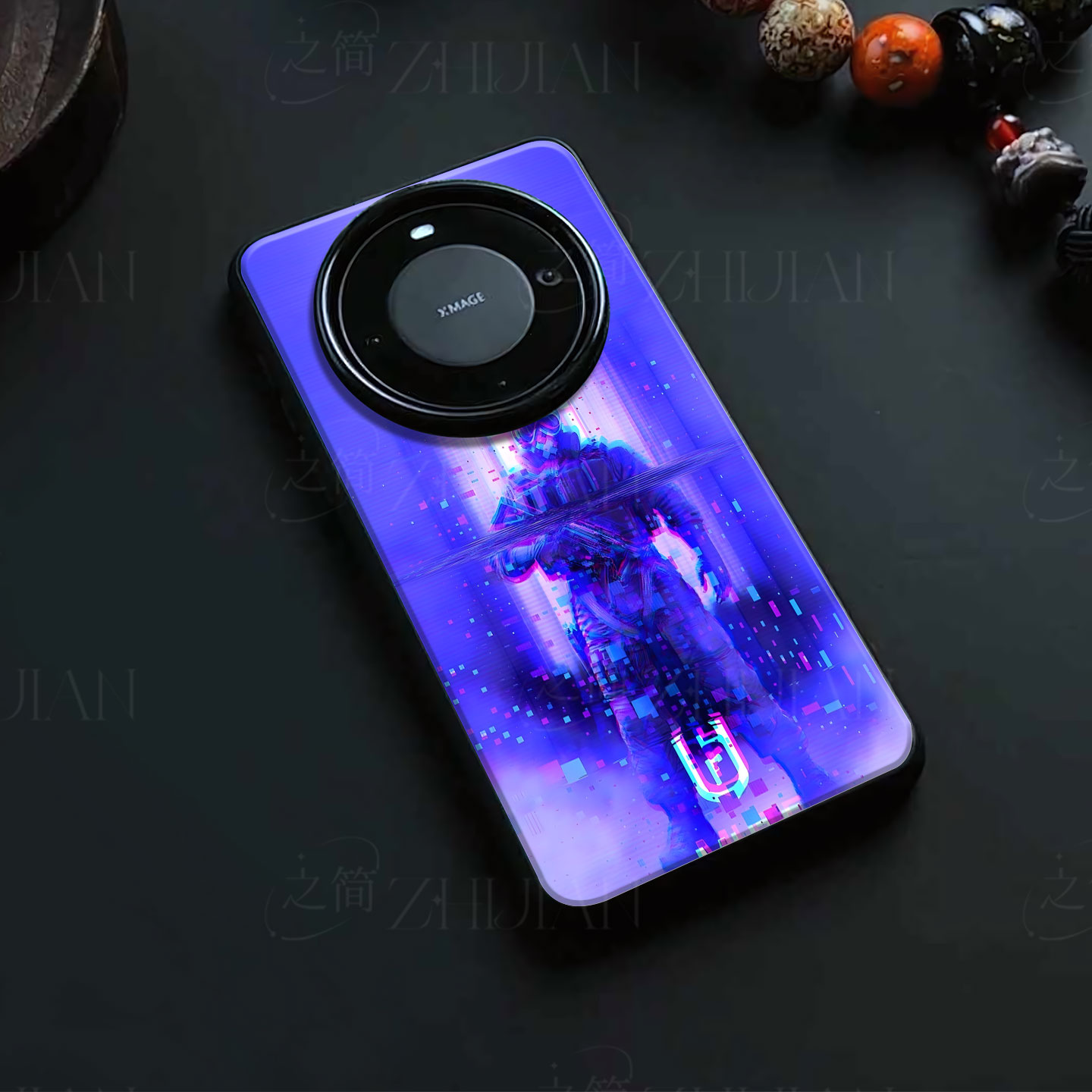 彩虹六号干员磁吸磨砂黑框电镀玻璃手机壳适用苹果iphone17promax华为1加ACE5至尊版OPPOFINDX9ULTRAOPPOFIND