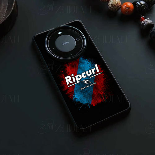 Ripcurl品牌磁吸磨砂黑框电镀玻璃手机壳适用苹果iphone17promax华为OPPORENO12PRONOVA10PROOPPOFINDX7ULTRA