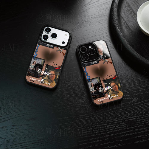 donkCS磁吸磨砂黑框电镀玻璃手机壳适用苹果iphone17promax华为PURA90PROMAX荣耀300PRONOVA9SEVIVOX60PRO