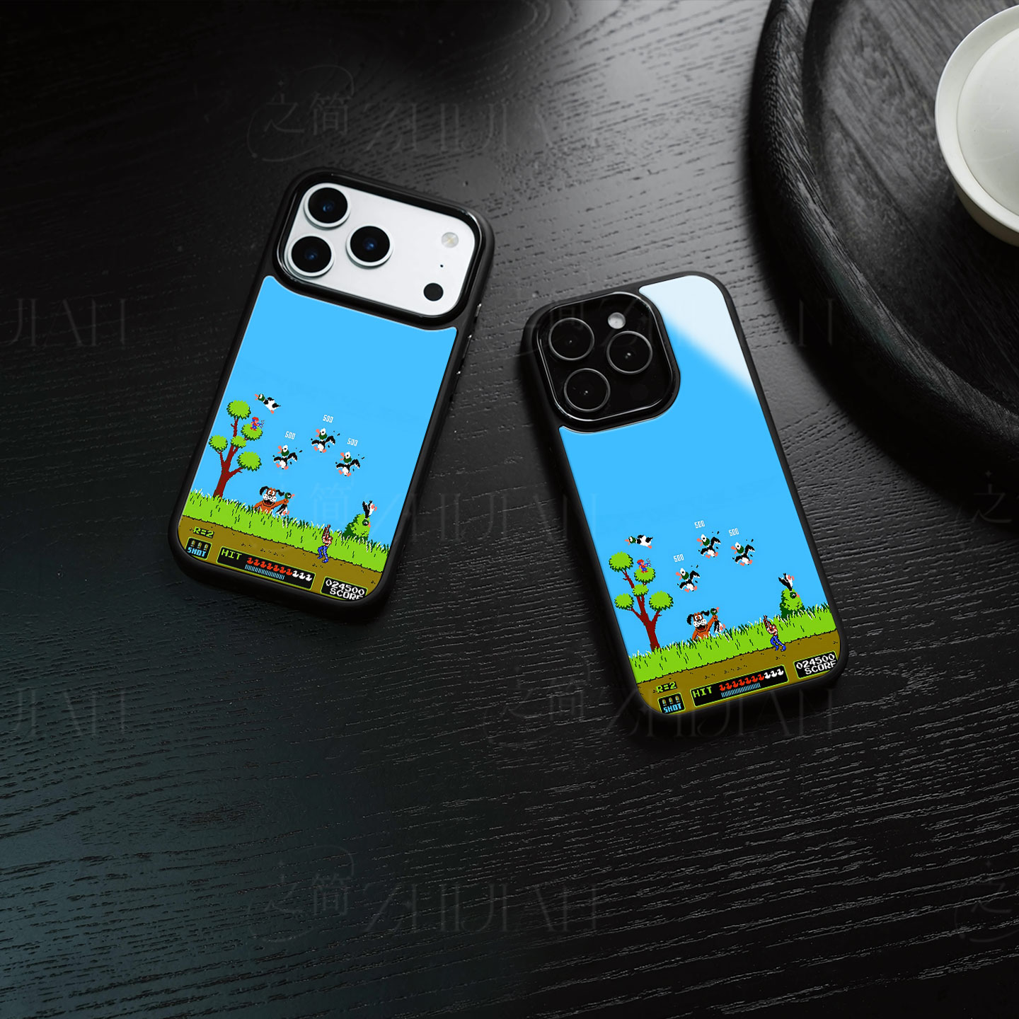 FC打鸭子磁吸磨砂黑框电镀玻璃手机壳适用苹果iphone17promax华为NOVA7PROVIVOS18EOPPORENO8PROPLUS红米K90P