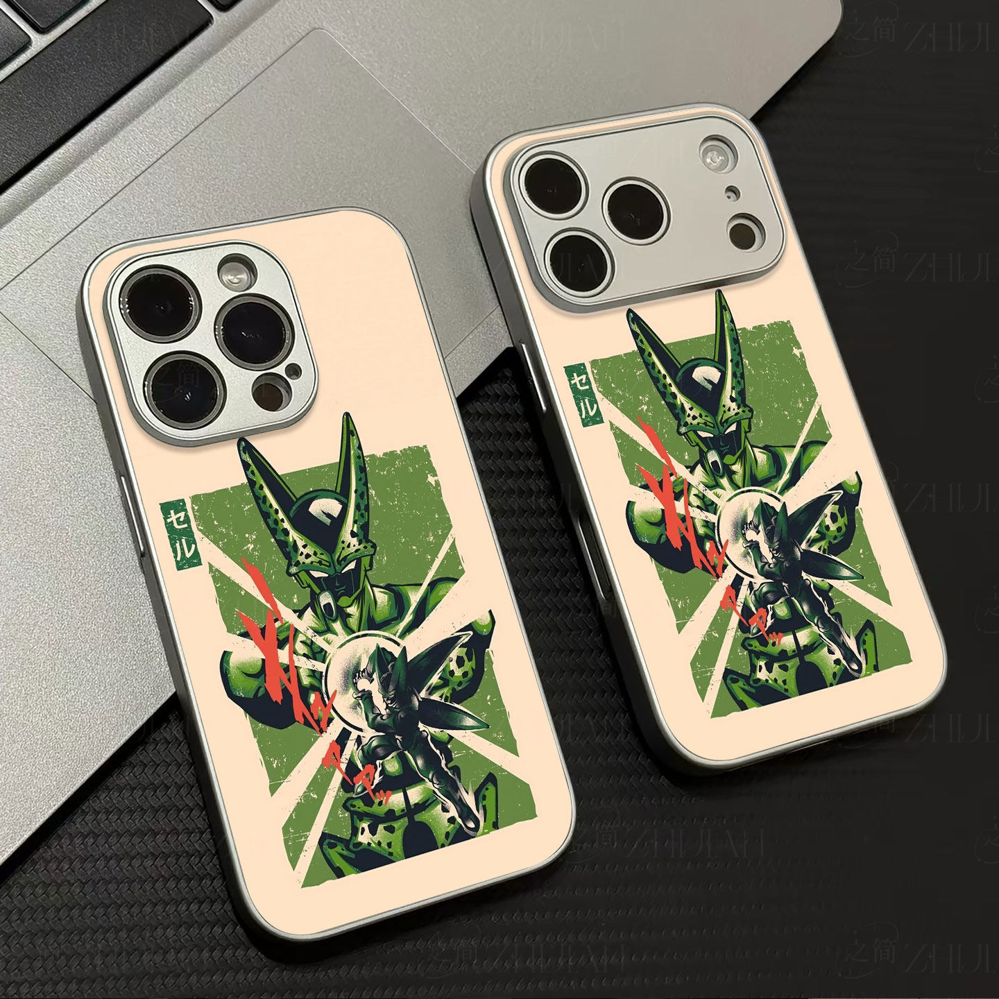 七龙珠沙鲁磁吸磨砂黑框电镀玻璃手机壳适用苹果iphone17promax华为荣耀200Pro1加ACE3PROVIVOX200PROMINI荣