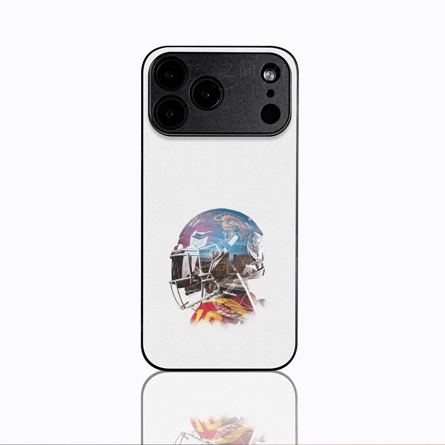 橄榄球头盔磁吸磨砂黑框电镀玻璃手机壳适用苹果iphone17promax华为IQOO15ULTRA1加ACE3PRO荣耀90GTOPPORENO1
