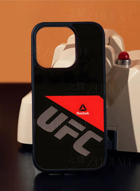 锐步UFC联名磁吸磨砂黑框电镀玻璃手机壳适用苹果iphone17promax华为1加ACE6至尊版1加ACE5至尊版OPPORENO6PR