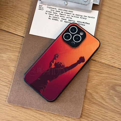 UFC拳手夺冠磁吸磨砂黑框电镀玻璃手机壳适用苹果iphone17promax华为1加ACE3VIQOONEO8荣耀WINVIVOS18PRO