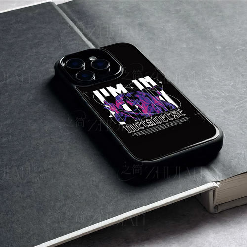 元宇宙VR磁吸磨砂黑框电镀玻璃手机壳适用苹果iphone17promax华为荣耀MAGIC5PROVIVOX70PROOPPORENO9PROPLUS