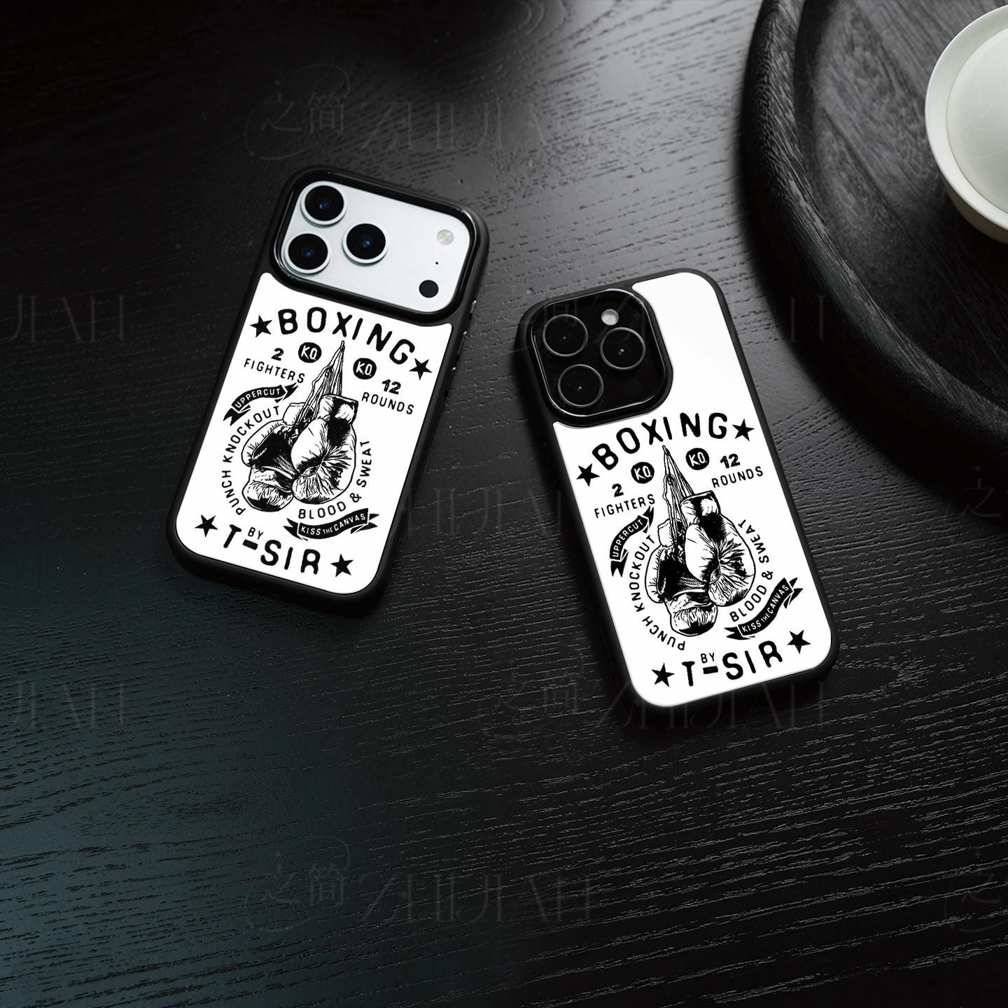 复古拳击手套磁吸磨砂黑框电镀玻璃手机壳适用苹果iphone17promax华为PROMAX12/13/ OPPORENO15C小米12PROVIV